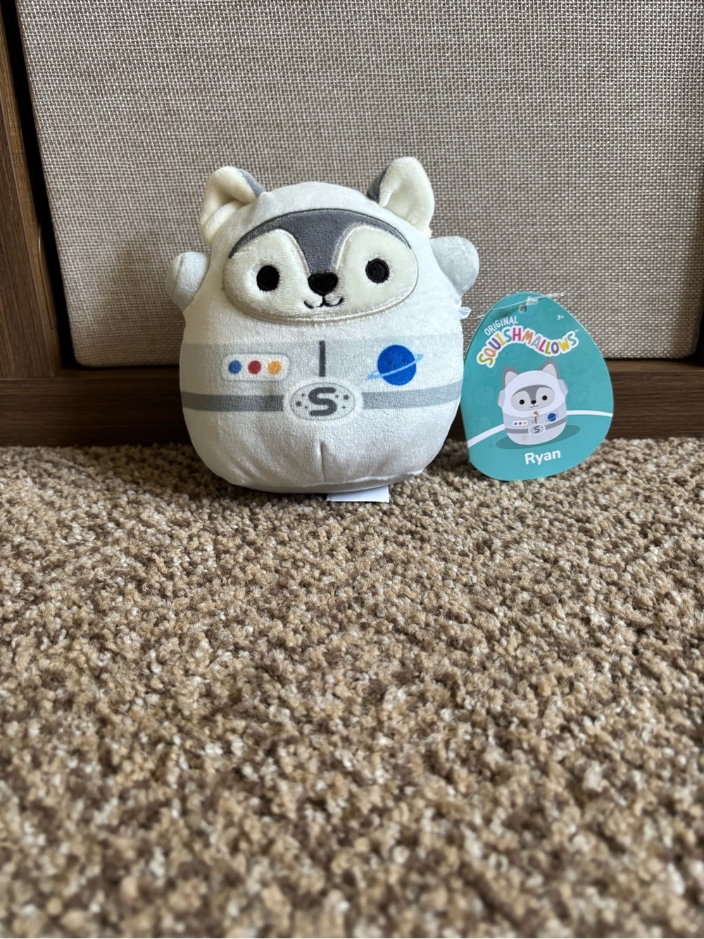 RARE Squishmallows Ryan Plush Small Husky Astronaut 5”